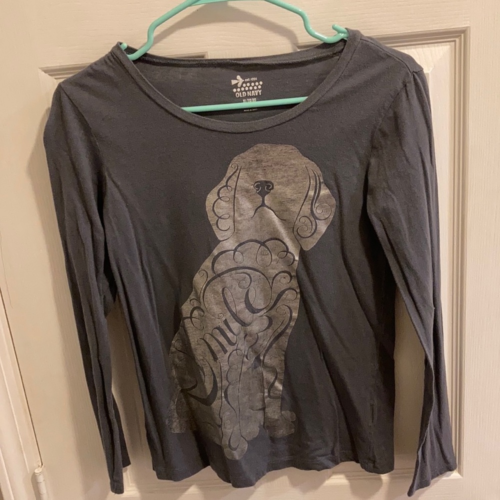 Old Navy long sleeve gray shirt